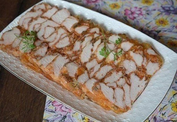 Мраморная курочка по Дюкану