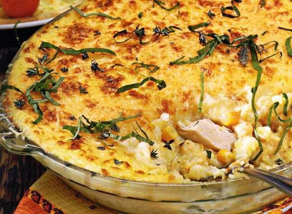 Вкусная куриная запеканка