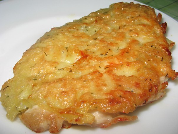 Куриные отбивные с сыром