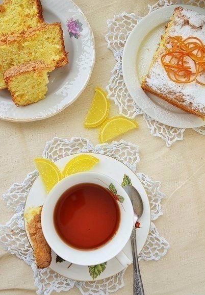 Апельсиновый кекс - кусочек колнца