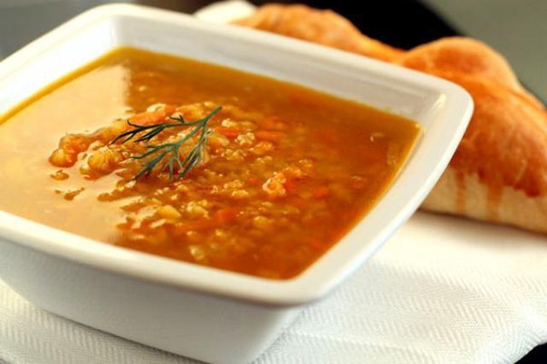 Чечевичный суп с курицей