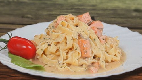 Спагетти с куриной грудкой